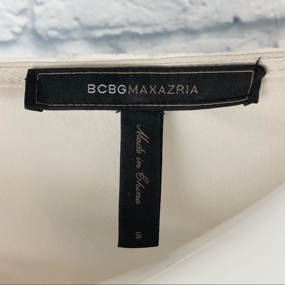 BCBGMaxAzria Sophie V-Neck Sheer Lace Blouse - Picture 5 of 7